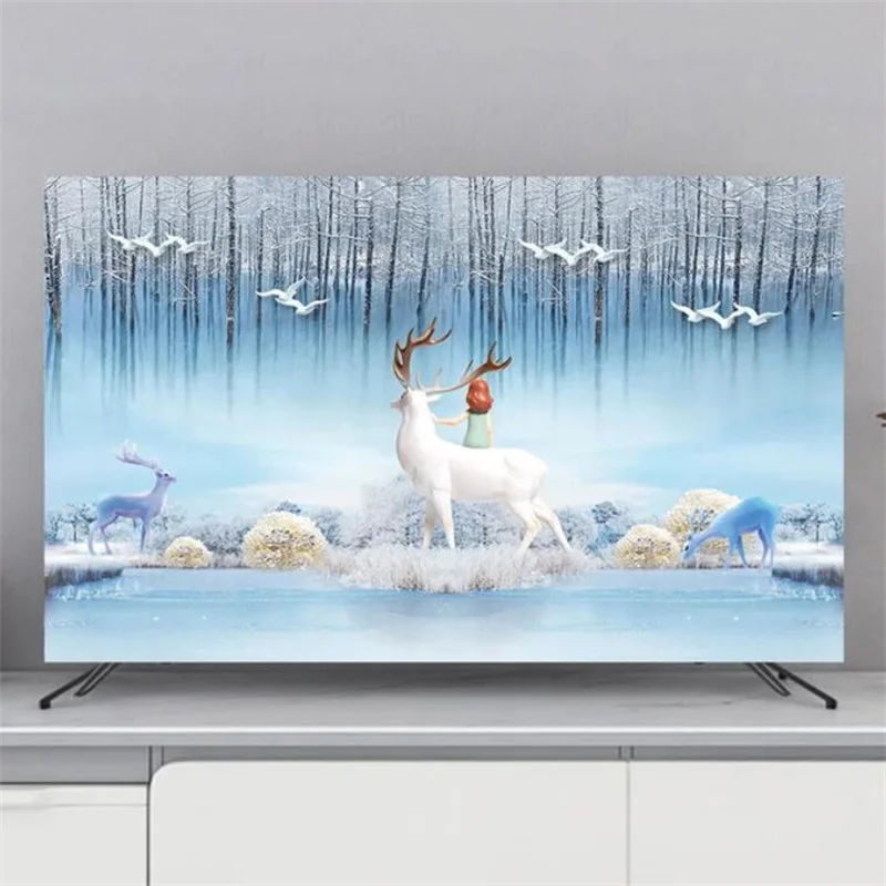 TV Abdeckung Wasserdicht Für 60-65 Zoll Flachbildfernseher – Schutz Vor Regen, Staub & UV, Mit Fernbedienungstasche