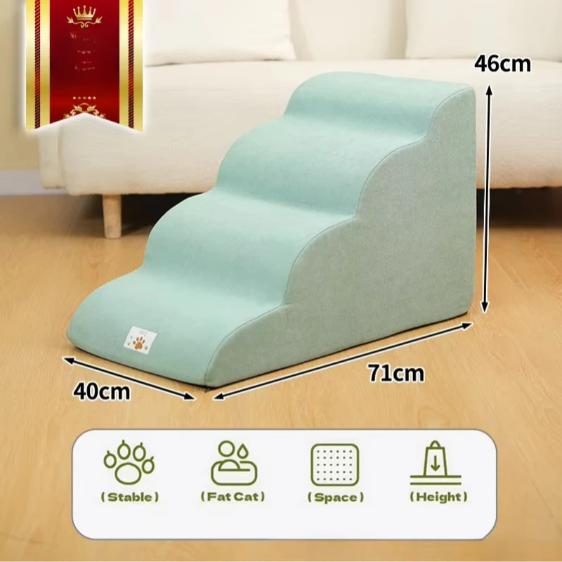 Detachable Pet Safety Ramp Stairs For 2-4 Levels Dogs and Cats Bedside Slope Teddy Corgi Staircase Ladder For pet ramp stairs
