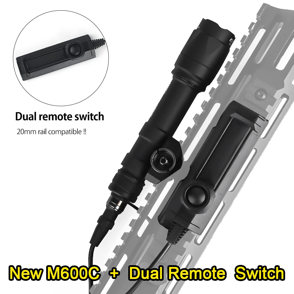 Wadsn Tactical M600 Surefire Flashlight Pressure Dual Function Remote