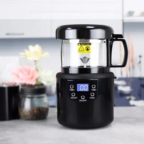 가정용 전기 미니 커피 로스터, 연기 없음, 커피 콩 베이킹 기계, CE/CB, 80-100g, 110-240V, 1400W 6