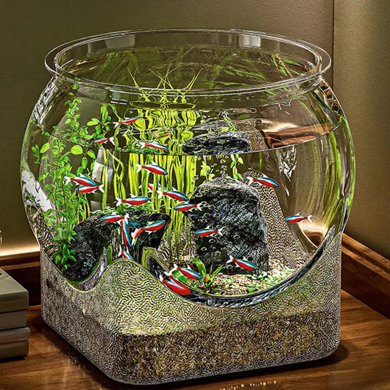 Clear Round Fish Bowl 3