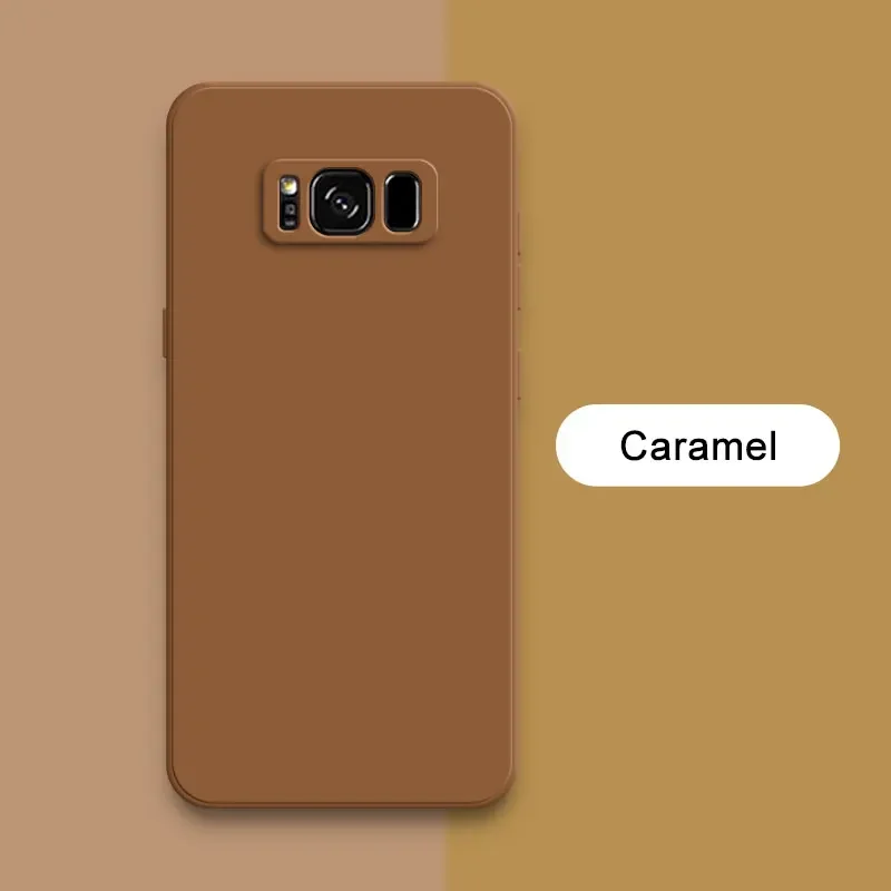 Squares Liquid Silicone Soft Shockproof Phone Case - Enhanced Protection and Stylish Design