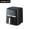 Multi-function Touch Screen 8.5L Large Capacity Air Fryer Non-stick Coating and Portable Timer Electric Oven 1