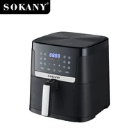 Multi-function Touch Screen 8.5L Large Capacity Air Fryer Non-stick Coating and Portable Timer Electric Oven 1