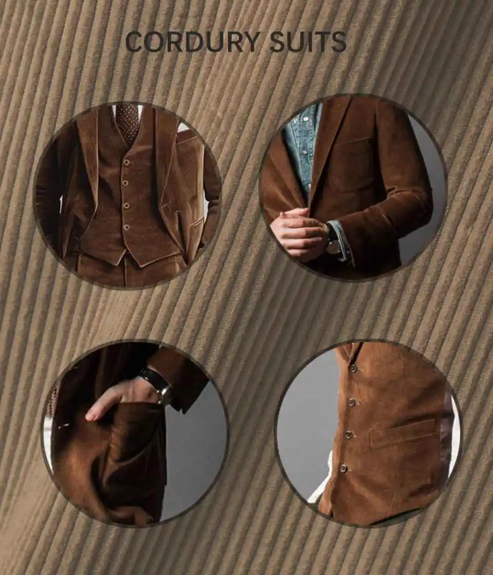 Black Wick Cotton Men Formal Business Suits Wedding Suit Slim Fit Groom Tuxedos 3 Pcs Set Dress Notch Lapel Blazer Vest Pants