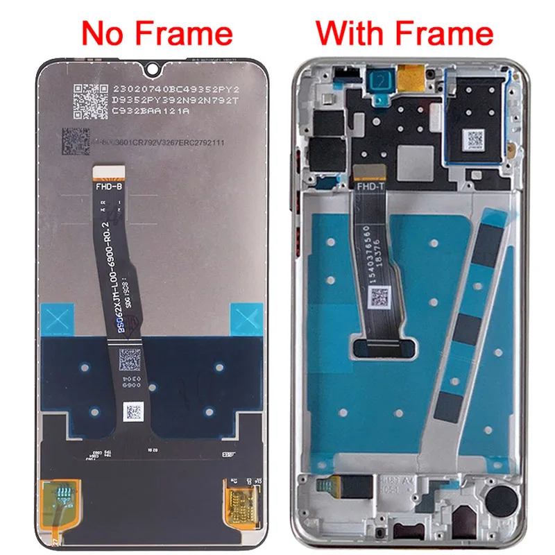 Original 6.15" LCD For Huawei P30 Lite/Nova 4e LCD Display Screen With Frame MAR-LX1M MAR-LX1 Touch Panel Digitizer Assembly