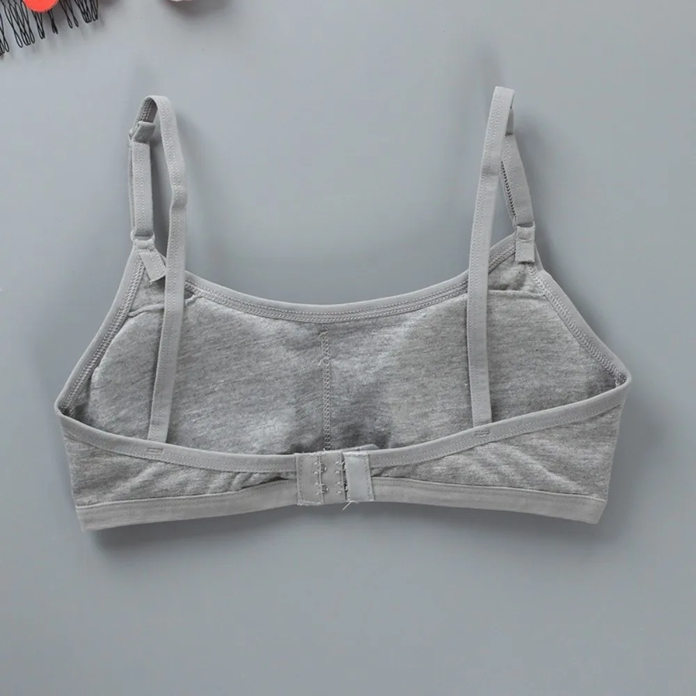 New Cotton Girls Training Bra Casual With Chest Pad Girl Underwear Vest Elastic Developmental Bras Children Tube Tops