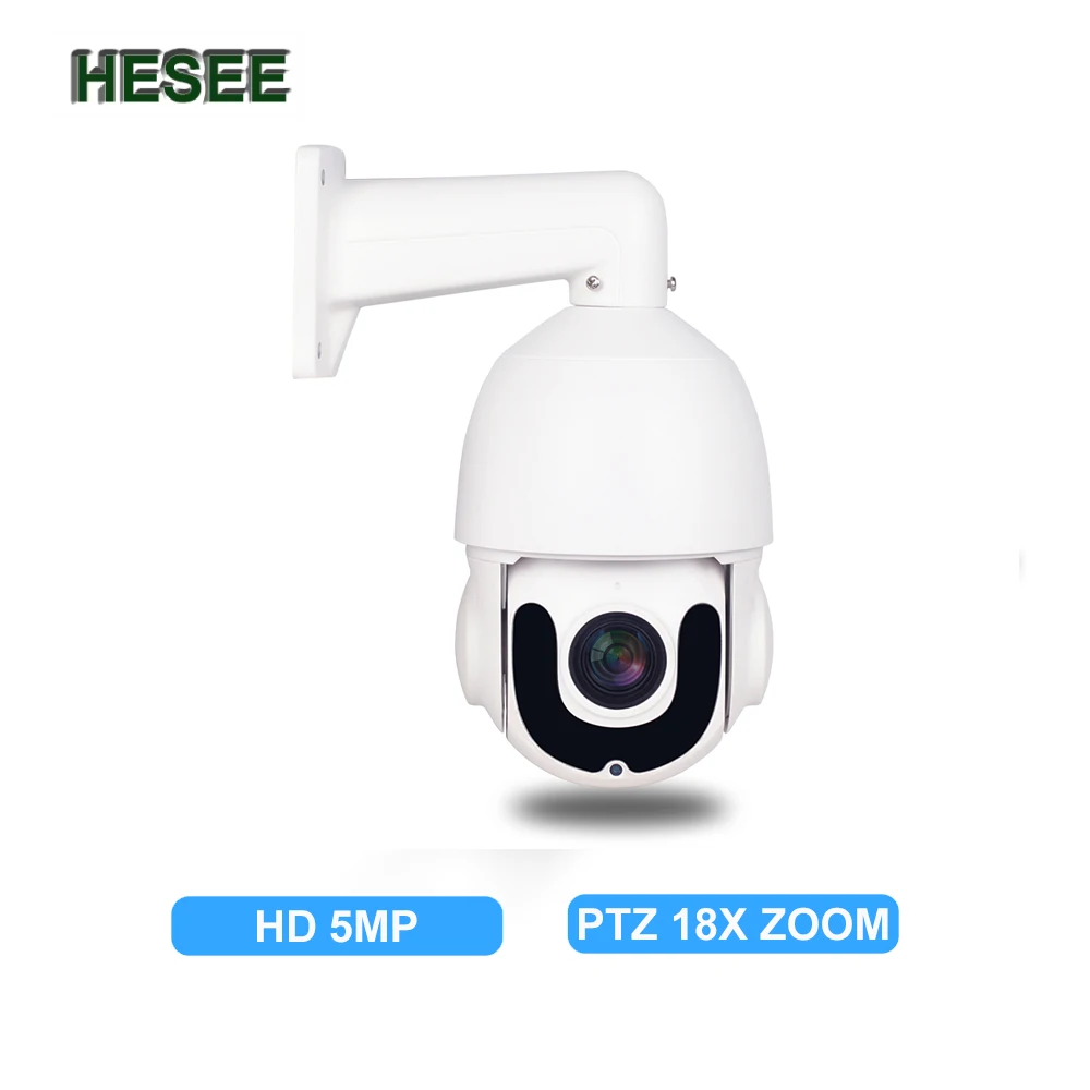 

HESEE PTZ POE Camera 5MP Outdoor Network IP Speed Dome Camera for CCTV Security Protection 18X Optical ZOOM 360 degree P2P