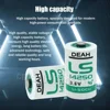 100PCS 100% New LS14250 R6 L14250 14250 1/2AA TL-5902 ER14250 3.6V Lithium Battery For CNC Machine Tools Touch Screen Gas Meter 2