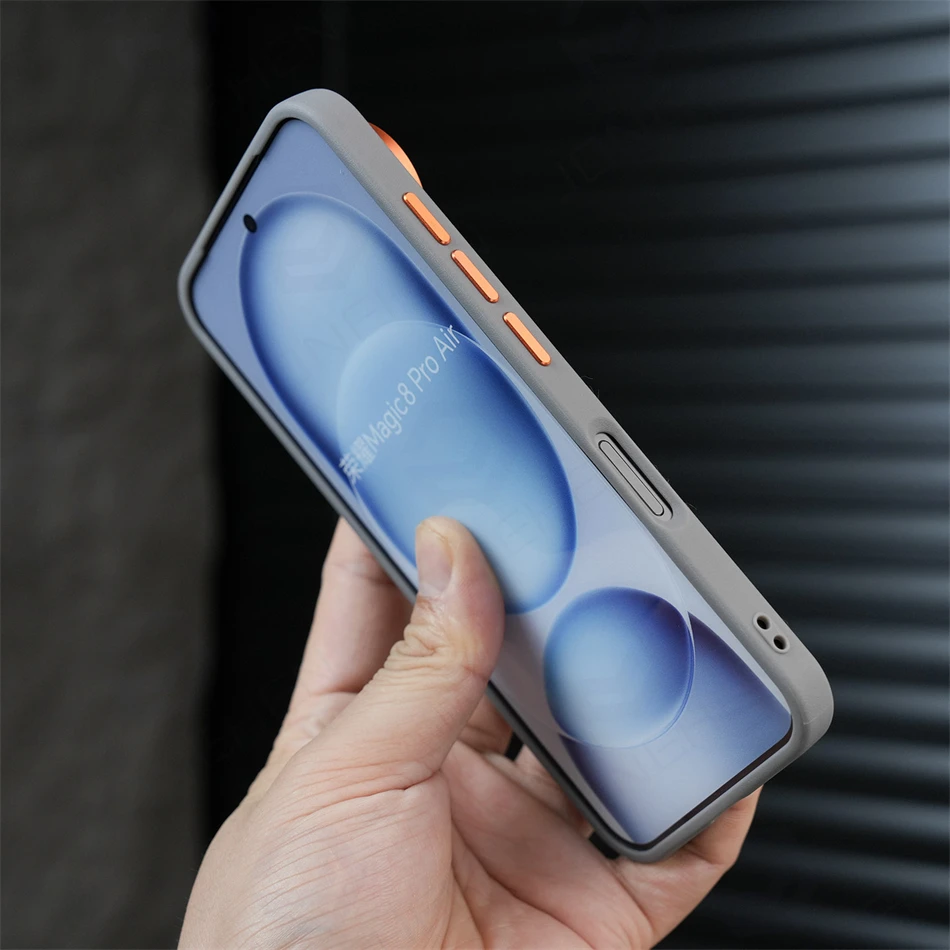 Elegant Business Cloth Texture Magnetic Case with Alloy Lens