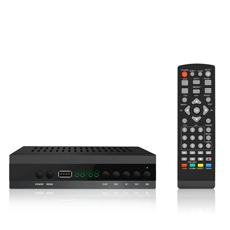 

Spain DVB T2 H265 Top Box TDT Decoder 1080P Full HD DVBT2 H265 10 Bit Decoder Set EU Plug