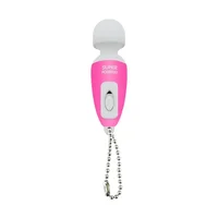 Portable Mini Massage Tiny Stress Relief Electronic Key-Chain Ring Full Body Massager Bath Accessories vibrate Color random 2