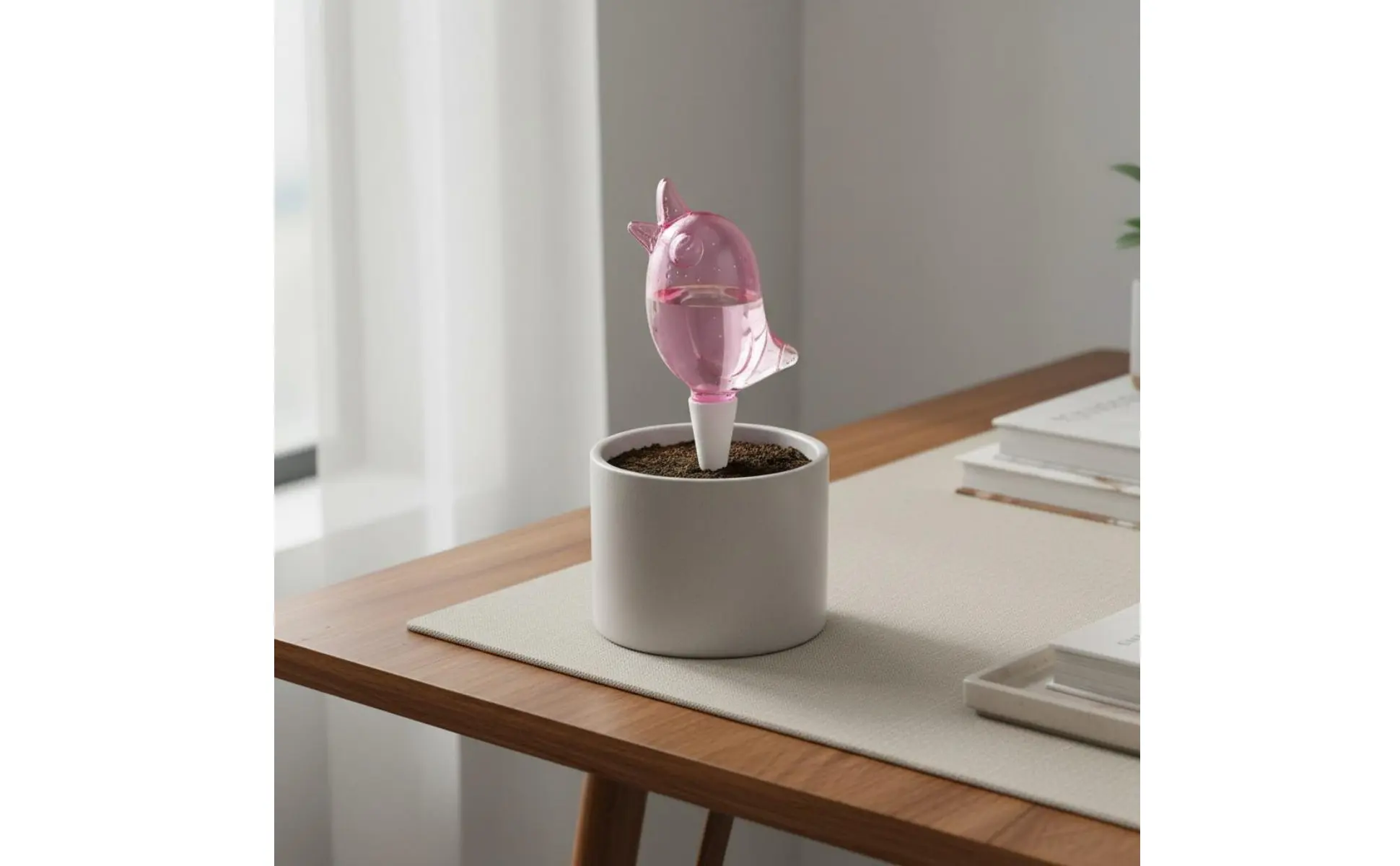 Avian Shaped Plant Waterer Slow Release System Avian Shape Plant Waterer Automatic Watering Stake Easy to Use Ceramic Watering