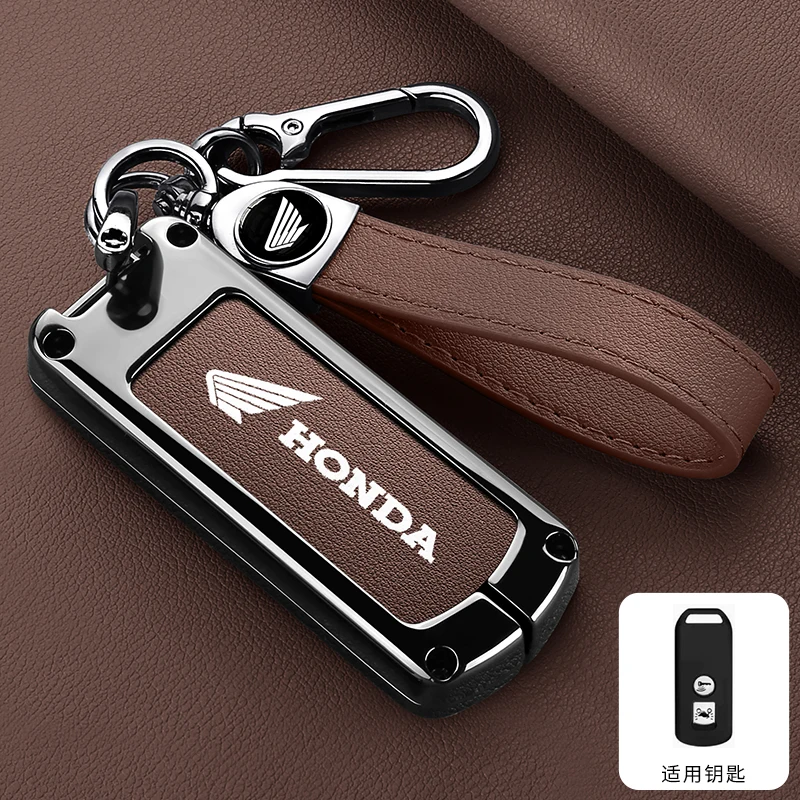 혼다 포르자 125 300 350 750 ADV PCX 125 XADV 슈퍼컵 SH150i SH300 SH125 XAV Xlov 가죽 오토바이 자동차 키 케이스 커버