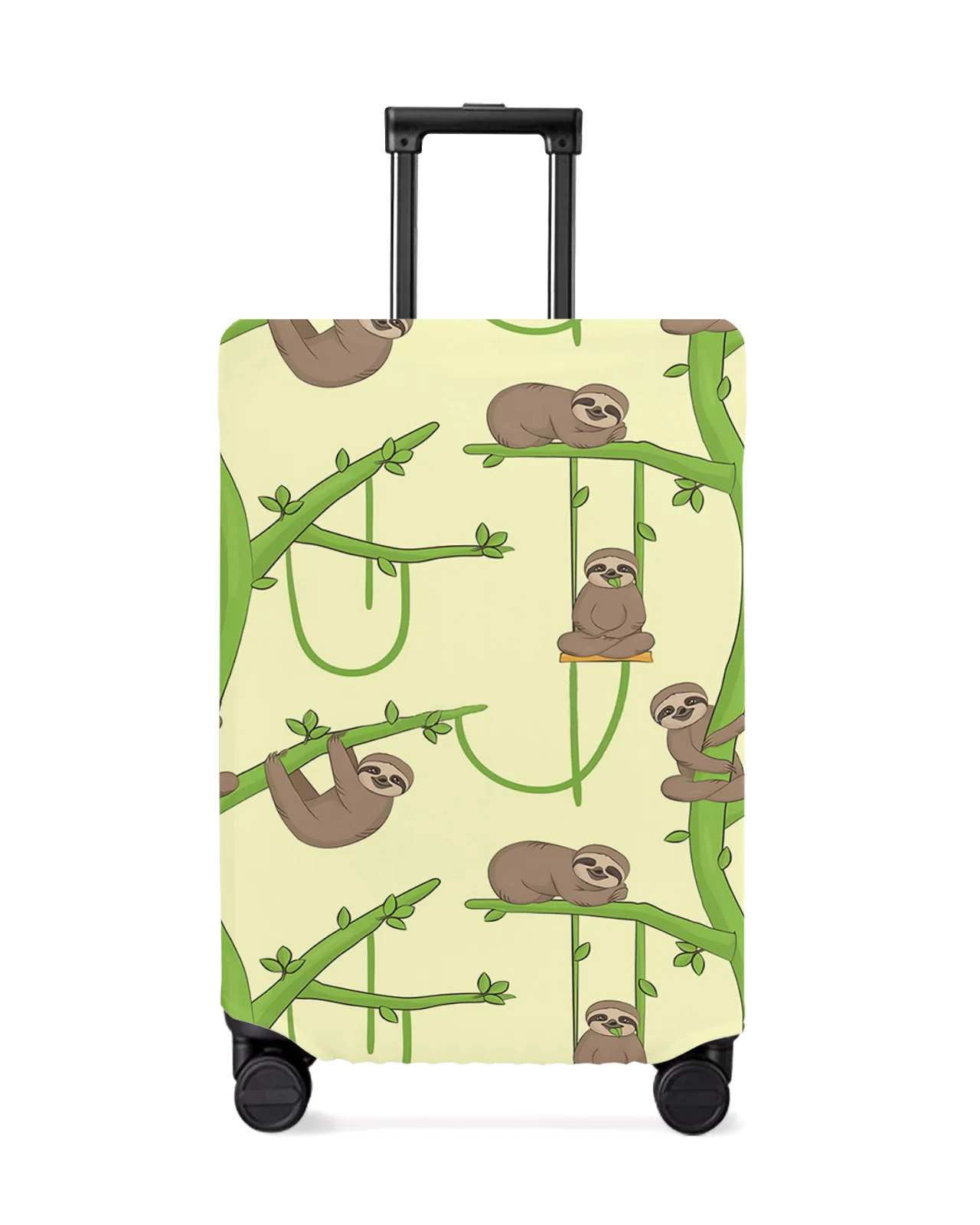 cartoon-animal-bradipo-green-branch-travel-bagagli-cover-elastico-per-bagagli-valigia-custodia-antipolvere-accessori-da-viaggio