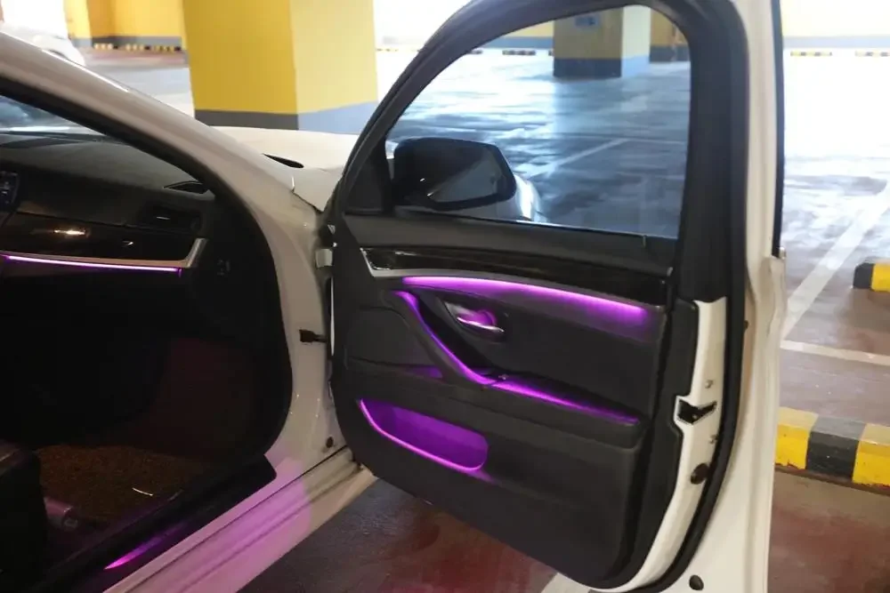 Car-Interior-Decorative-Led-Ambient-Door-Foot-Light-Stripes-Atmosphere ...