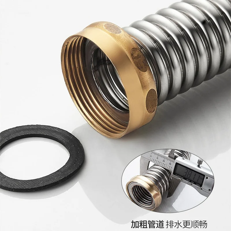 Kitchen Stainless Steel Sink Drain Filter Single Tank Drain Pipe Deodorant Wash Basin Sewer Drainer for Bathroom Kitchen Parts sink filter kitchen sink filter sink strainer kitchen sink strainer sink drain pipe