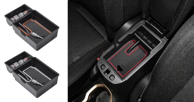 Organizer Console Centrale Per Jeep Renegade 2015-2025 - Portaoggetti, Nero - Foto 4