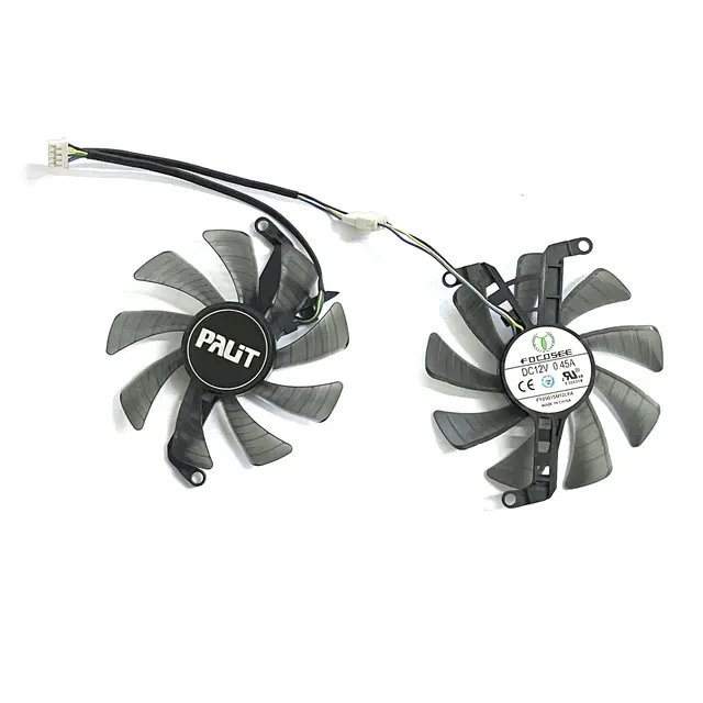그래픽 카드의 성능을 향상시킬 수 있는 더블 팬 디자인의 GPU 팬