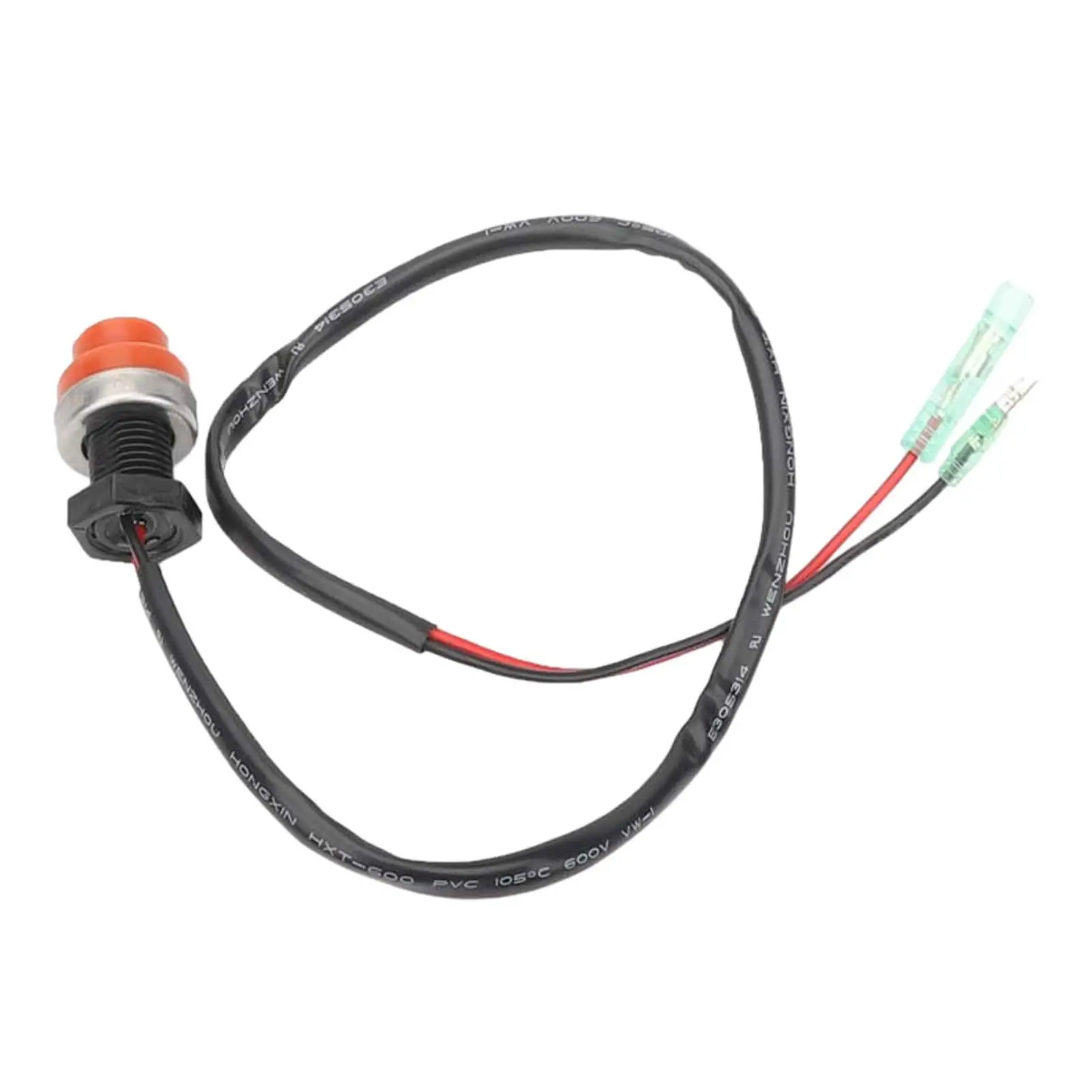 Outboard Start Stop Switch Boat Yachts 55cm Cable Outboard Engine Accessory