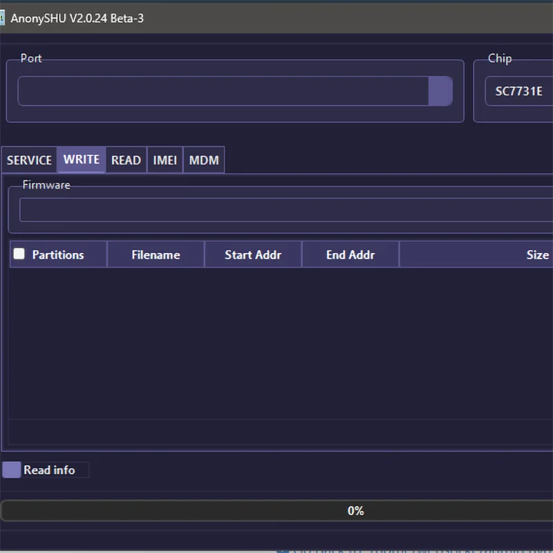 AnonySHU Tool 6,12개월간 삼성 노키아 MTK SPD KG MDM 잠금 해제 지원