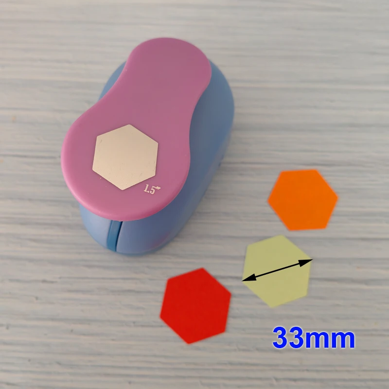 Hexagon Punch Paper Cutter Crafts Scrapbook Embossing Device Kid Hole Punches Cortador De Papel Paper cutter paper punch hole punching tools paper craft punch