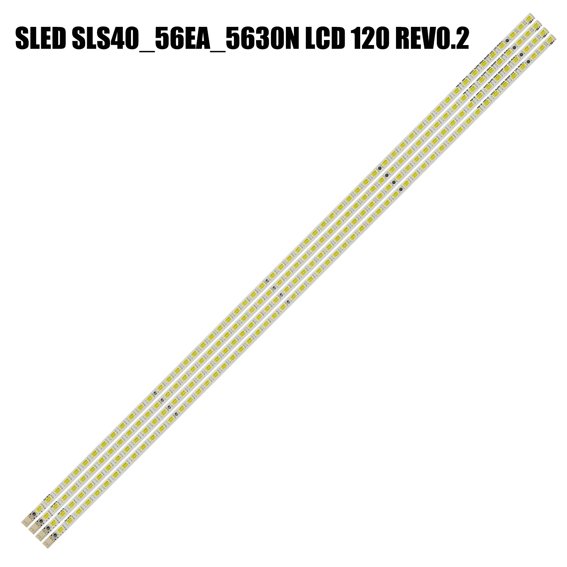 Tira Conduzida Trenó Sls4056ea-5630n Sls40_56ea_5630n Lcd 120 Rev0.2 100107ga para Lta400hf12 Lta400hf16 40pfl7705dv 40ux600u 40bf1c
