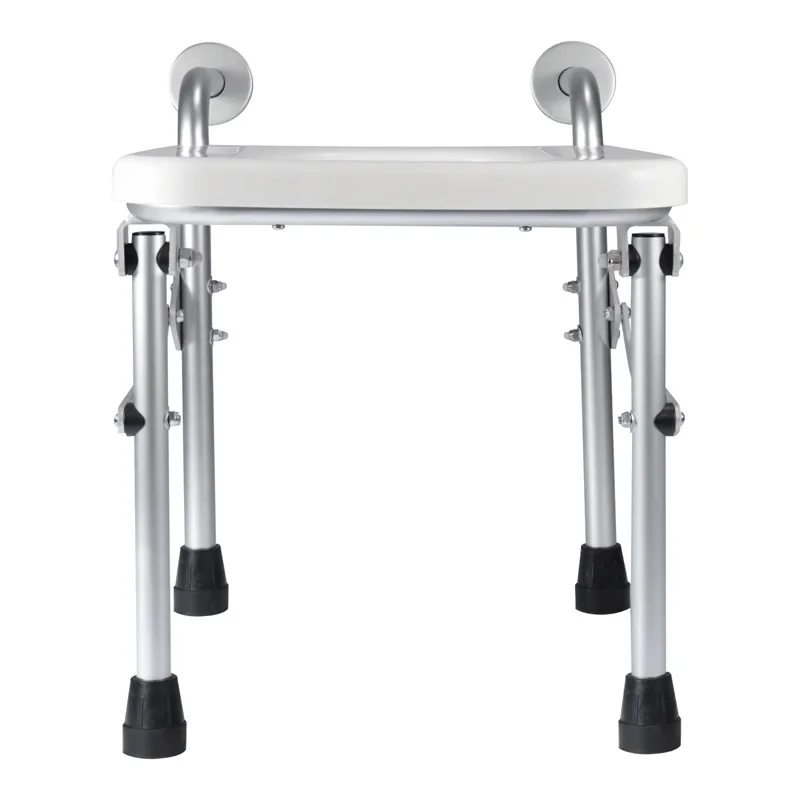 WallMounted Maternity Squat Toilet Aluminum Alloy Foldable Commode Elderly Showering and Bath Safety Convenient Bathroom Aid