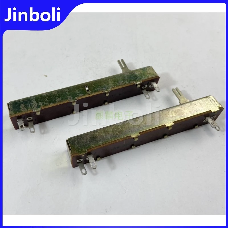 SL60V 88mm Push Pull Straight Slide Potentiometer B1MK 4-Pin Single Sliding Fader Stroke 60mm Handle Length 15mm 2PCS