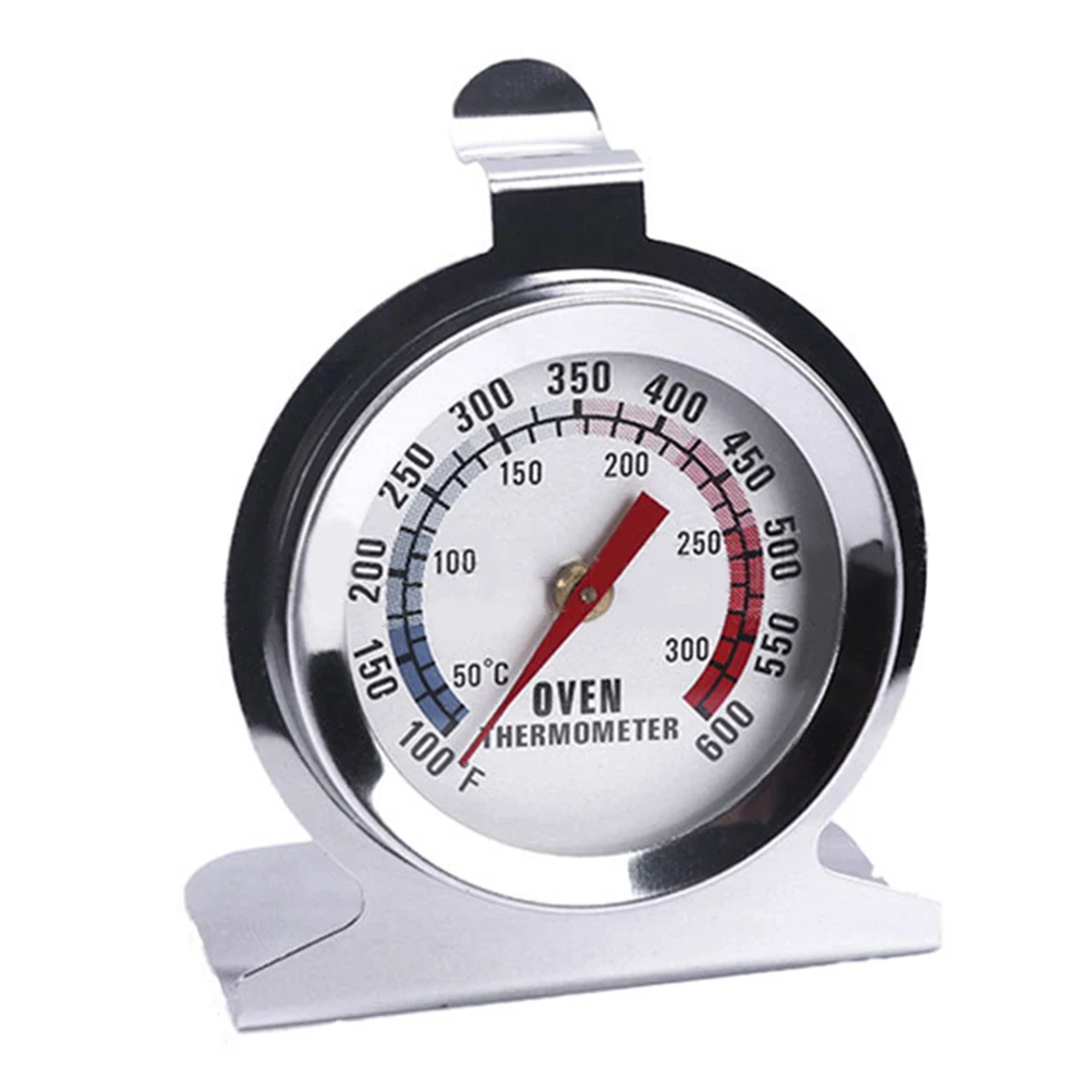 

Convenient Oven Thermometer Stainless Steel Material Large Dial Easy Read Suitable for Heat Based Food Appliances