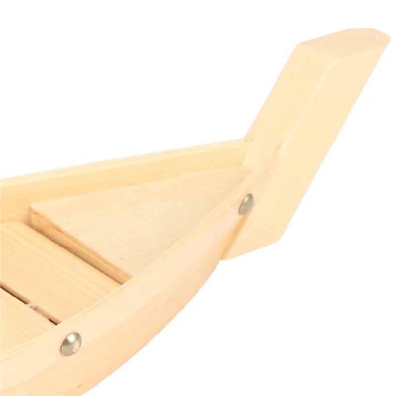 Y42A-3Pcs 42X17X7.5Cm 일본 요리 스시 보트 스시 도구 나무 수제 간단한 선박 사시미 차가운 요리 식기 바