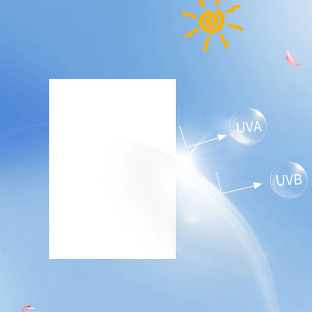 1PC A4 Blank Ultraviolet Strength Test Sticker Paper UV Protection Test Card Ultraviolet Rays Label Stickers
