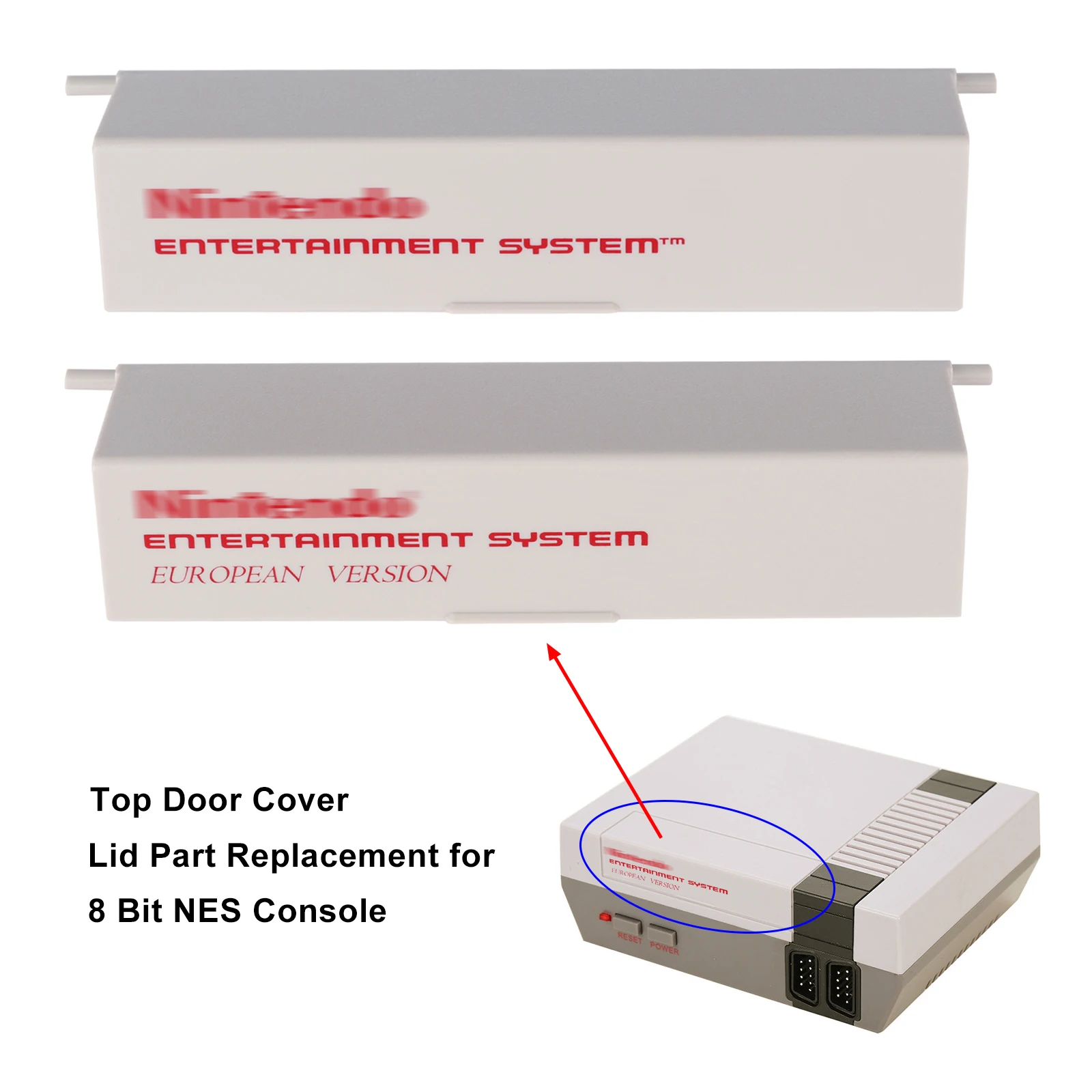 5pcs/Lot Replacement Top Door Cover Flip Part the Original Card Cartridge Slot for Nintendo Console System