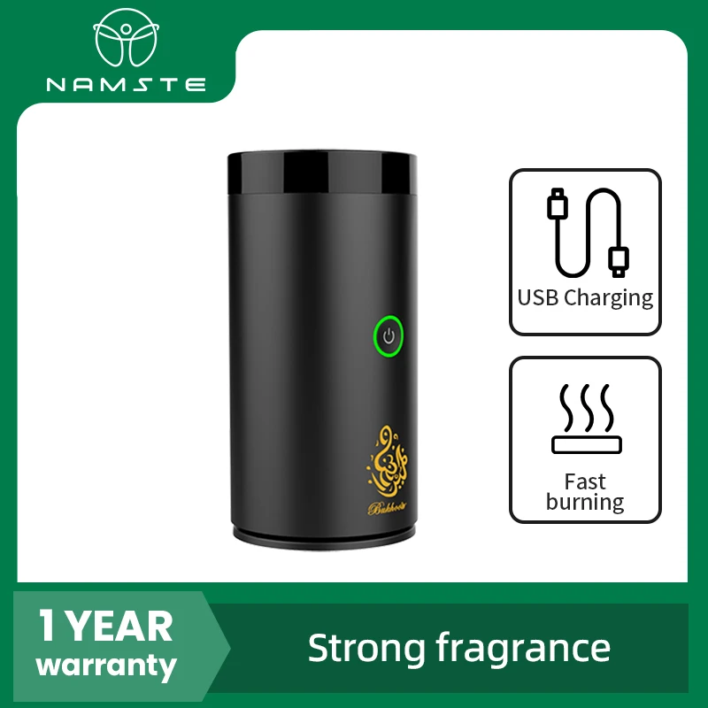 Mini Portable Electric Incense Burner USB Aroma Diffuser Arabian Rechargeable Incense Holder