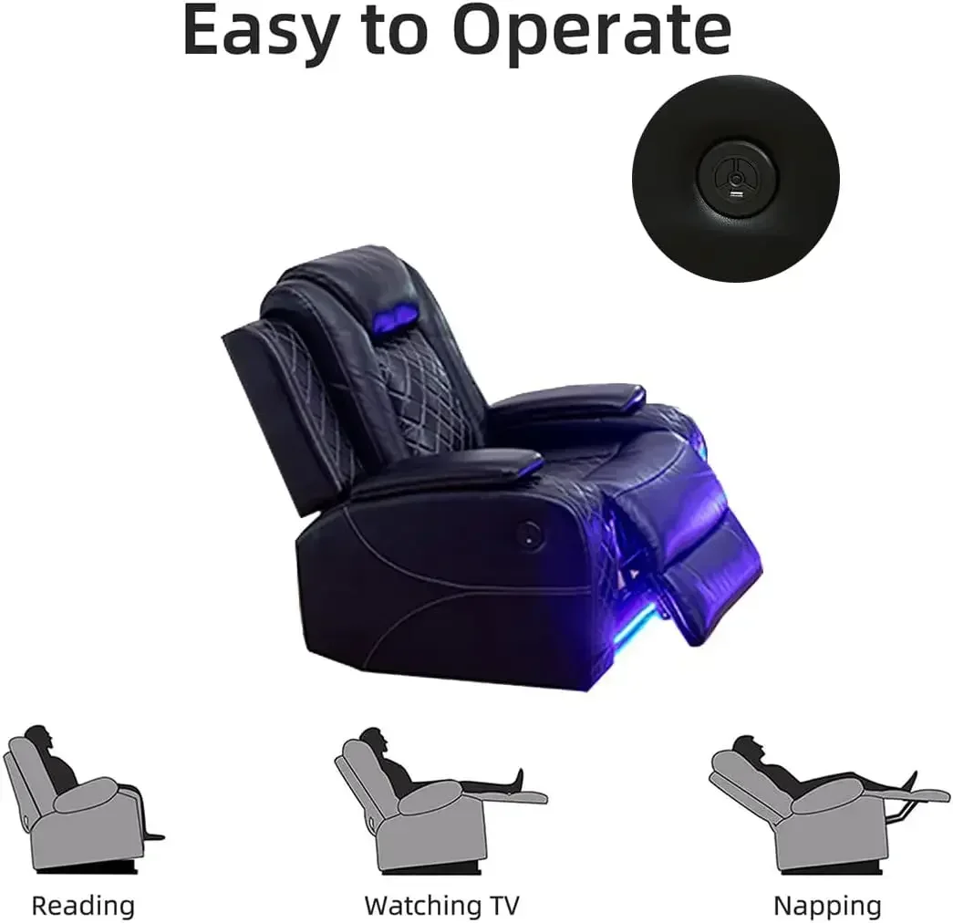 Power Recliner Sofa Set 6