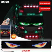 Devil's Eye LED Truck Sign Animation LED Matrix Pixel Panel Remote Control scrolling LED Display Light for Car Truck windshield 1