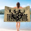 T-Thunderdome Bath Towel Microfiber Soft Water Absorbing Breathable For Girl Kids Decorative Cartoon Beach Towel 5