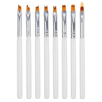 매니큐어용 네일 브러시 젤 브러시, 네일 아트 세트, 아크릴 액체 분말 조각 젤 브러시, 드로잉 라이너 네일 브러시