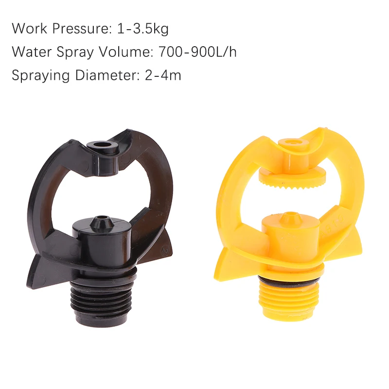 

Atomizing Refraction Sprinkler 1/2" Male Thread Plastic 360 Degree Rotation Impact Spray Nozzle Garden Irrigation Lawn Watering