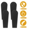 20 Pcs Claw Machine Mini Clip Rubber Cover Gaming Protector Sleeve Parts Vending Machine Claw Protector for Kids Black Child 4