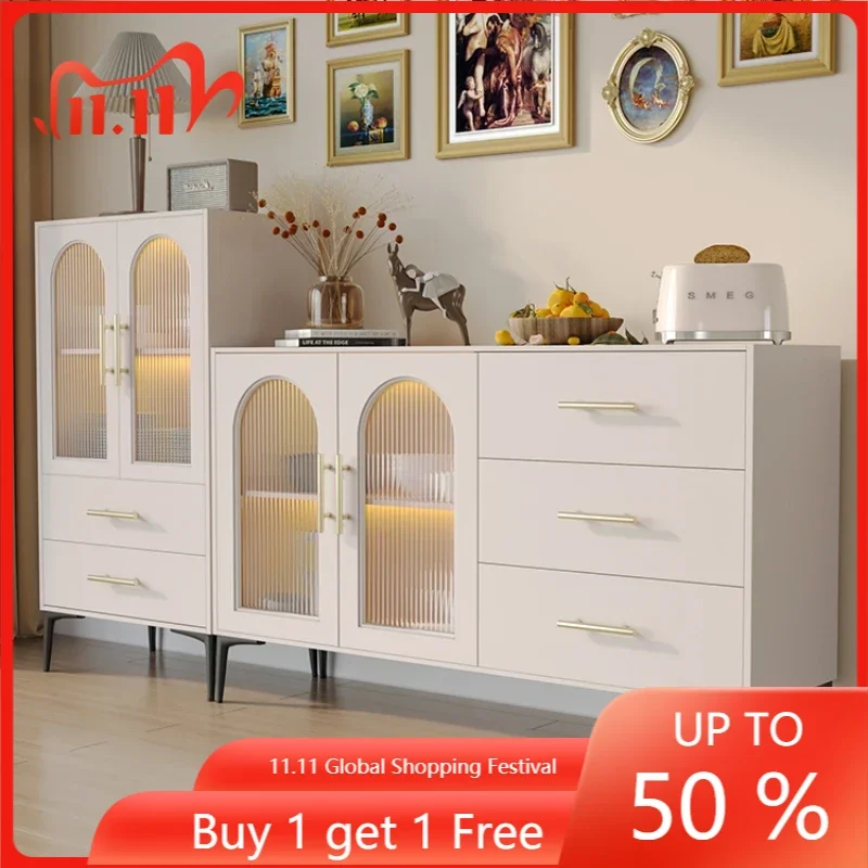 

Luxury White Glass Kitchen Cabinets Storage Living Room Design Kitchen Cabinets Microwave Keuken Kast Kitchen Furniture YQ50KC