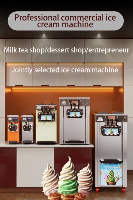 Machine à crème glacée intelligente bureau tête unique Maquina De Sorvete Casquinha Soft 1
