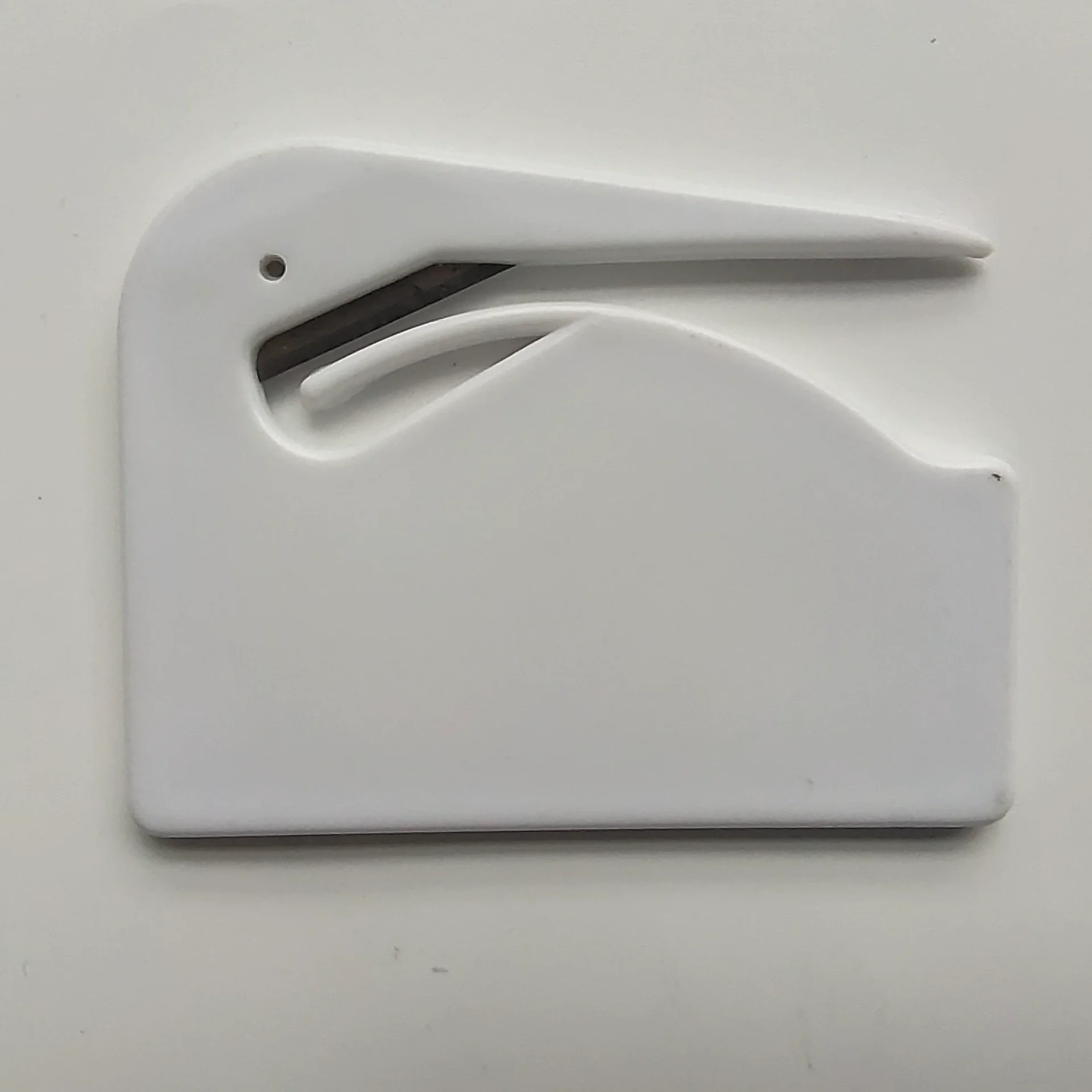 5PCS Durable Plastic Letter Mail Envelope Opener Knife Office Equipment Safety Paper Guarded Cutter Blade