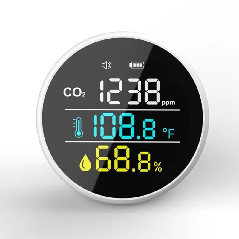 

Carbon dioxide detector Carbon dioxide detector Temperature and humidity meter Air quality detector Carbon dioxide detector