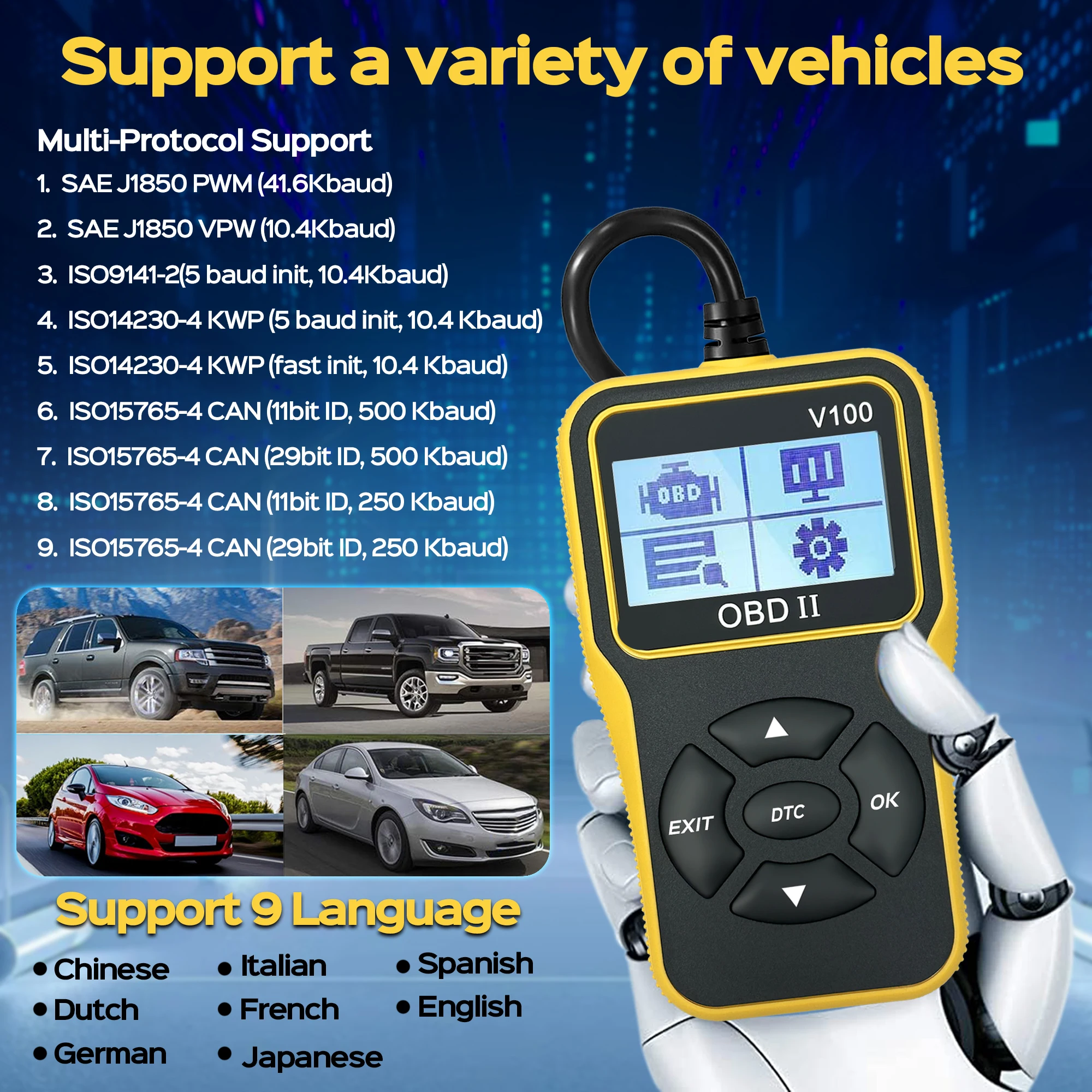 OBD2 Scanner & Code Reader 6