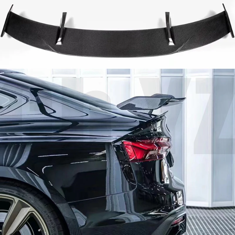 リアル カーボンファイバー リア ウイング トランク リップ テール スポイラー 適用: ポルシェ/PORSCHE 718 オール プライマー AL-OO-3554 AL リアル カーボンファイバー リア ウイング トランク リップ テール
