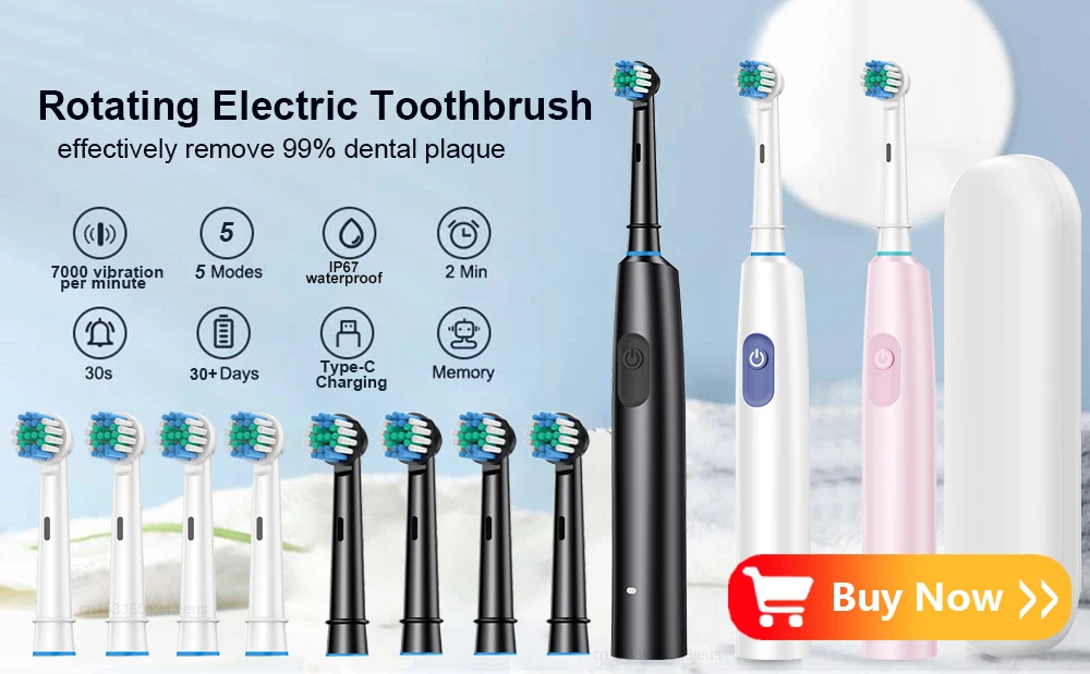 Description Picture 2 of itemOral Irrigator Portable Dental Water Flosser Electric Water Floss Tooth 5 Nozzles 800ml Teeth Cleaner Mouth Washing Machine