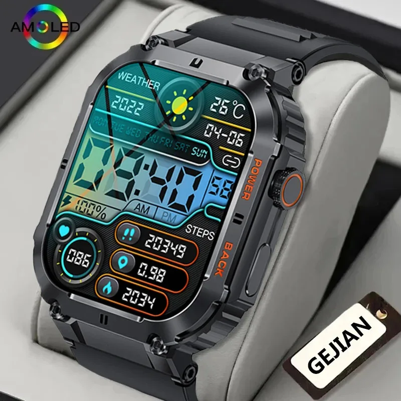 

2024 Smart Watch Men's New Bluetooth Call 1.96-inch IPS Square Screen Full View Full Day Heart Rate Detection Sports Smart Watch