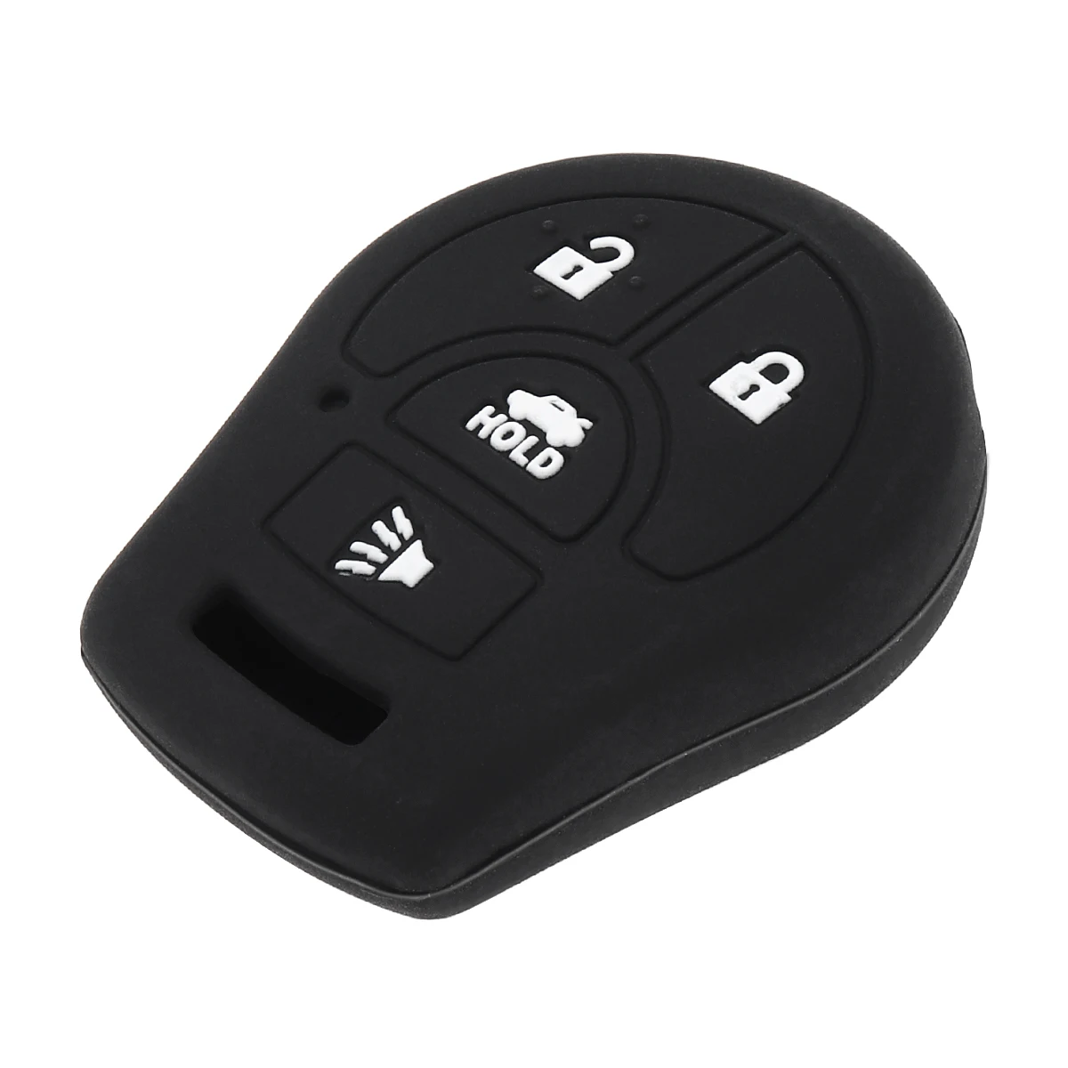 4 Buttons Straight Plate Silicone Car Key Case Protector Holder Fit For Nissan March Qa-shqai Sunny Sy-lphy Ti-ida X-Trail key case key case cover car key shell remote control case cover
