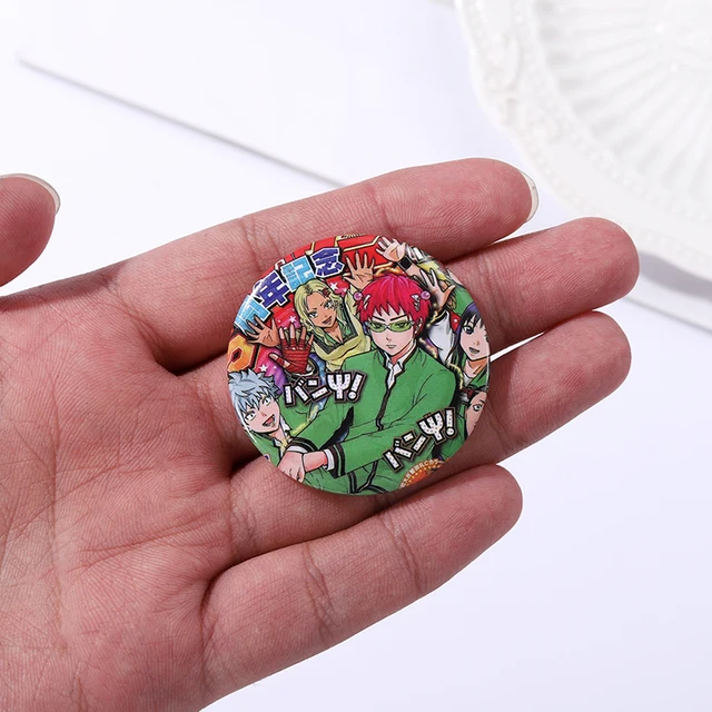 Fun Tinplate Pin Round Button Brooch Lapel Badges  2